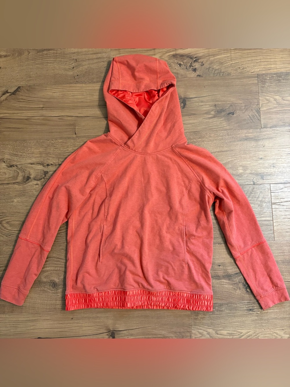 Lululemon All Good Pullover In Orange